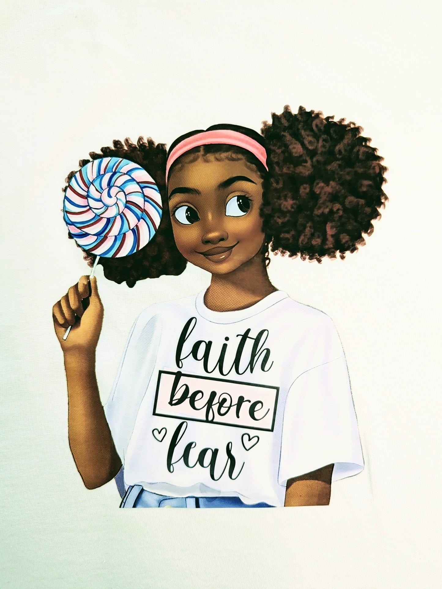 T-Shirt - Lollipop - Faith over Fear