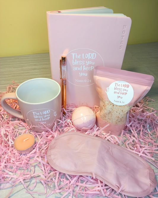 Woman's 'The Lord Bless You' Pink Gift Set. PRE-ORDER