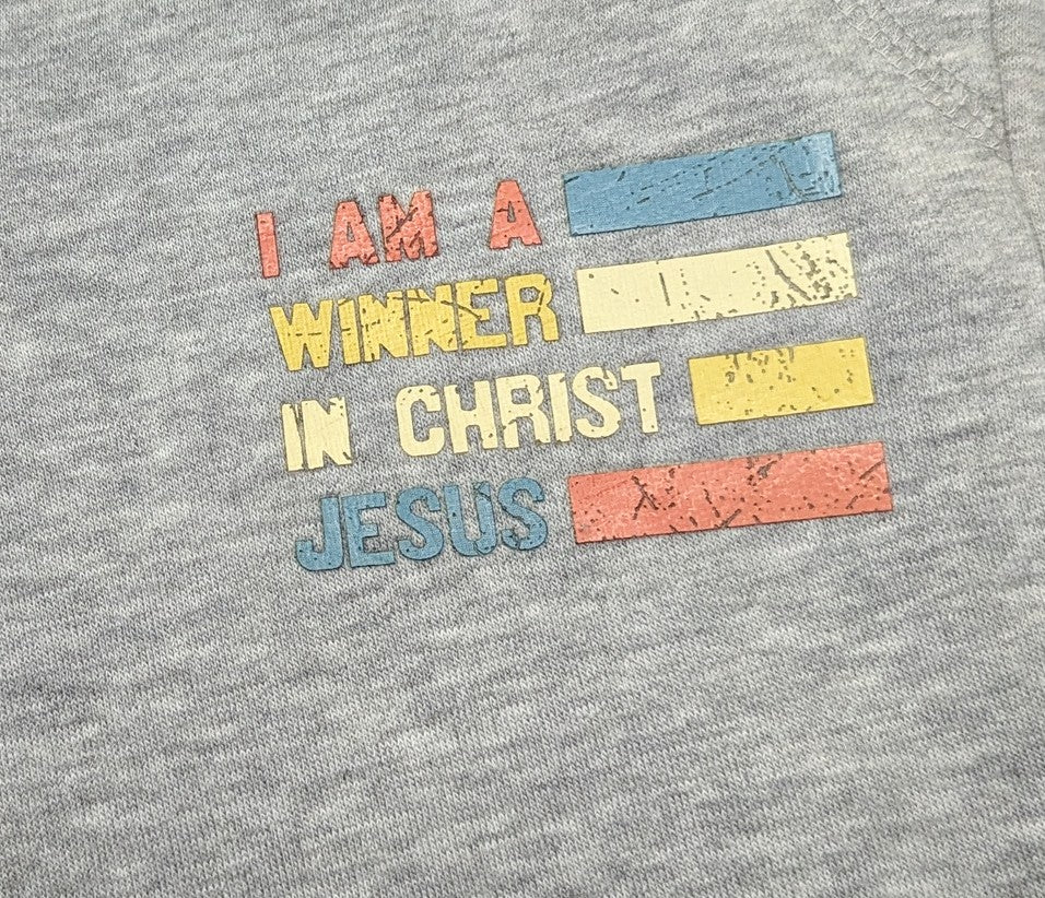 Boy Zip Hoodie - I am a winner