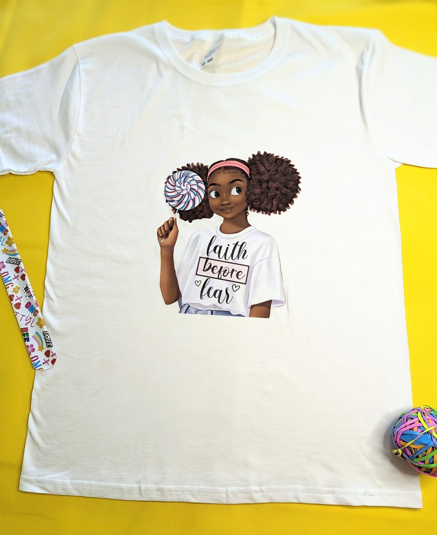 T-Shirt - Lollipop - Faith over Fear