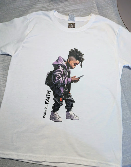 Boy T-shirts - Walk by Faith
