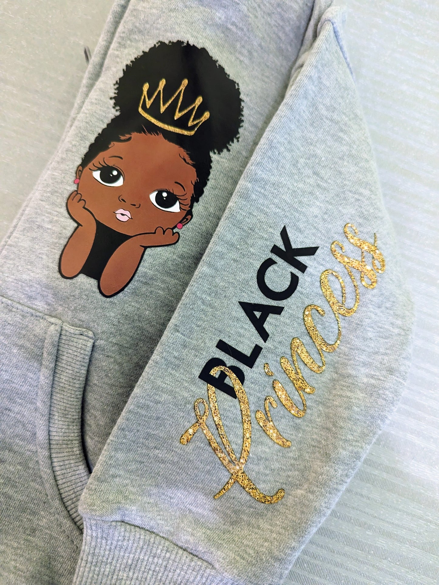 Girl Black Princess Hoodie