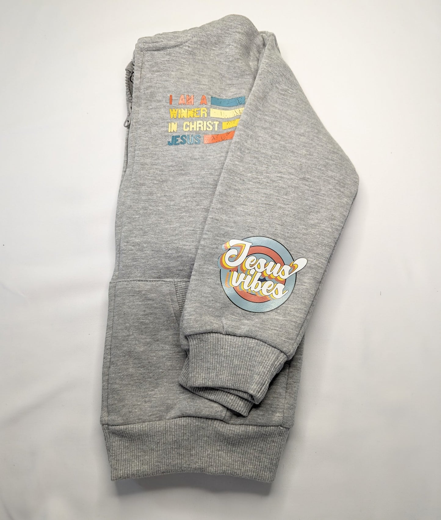 Boy Zip Hoodie - I am a winner