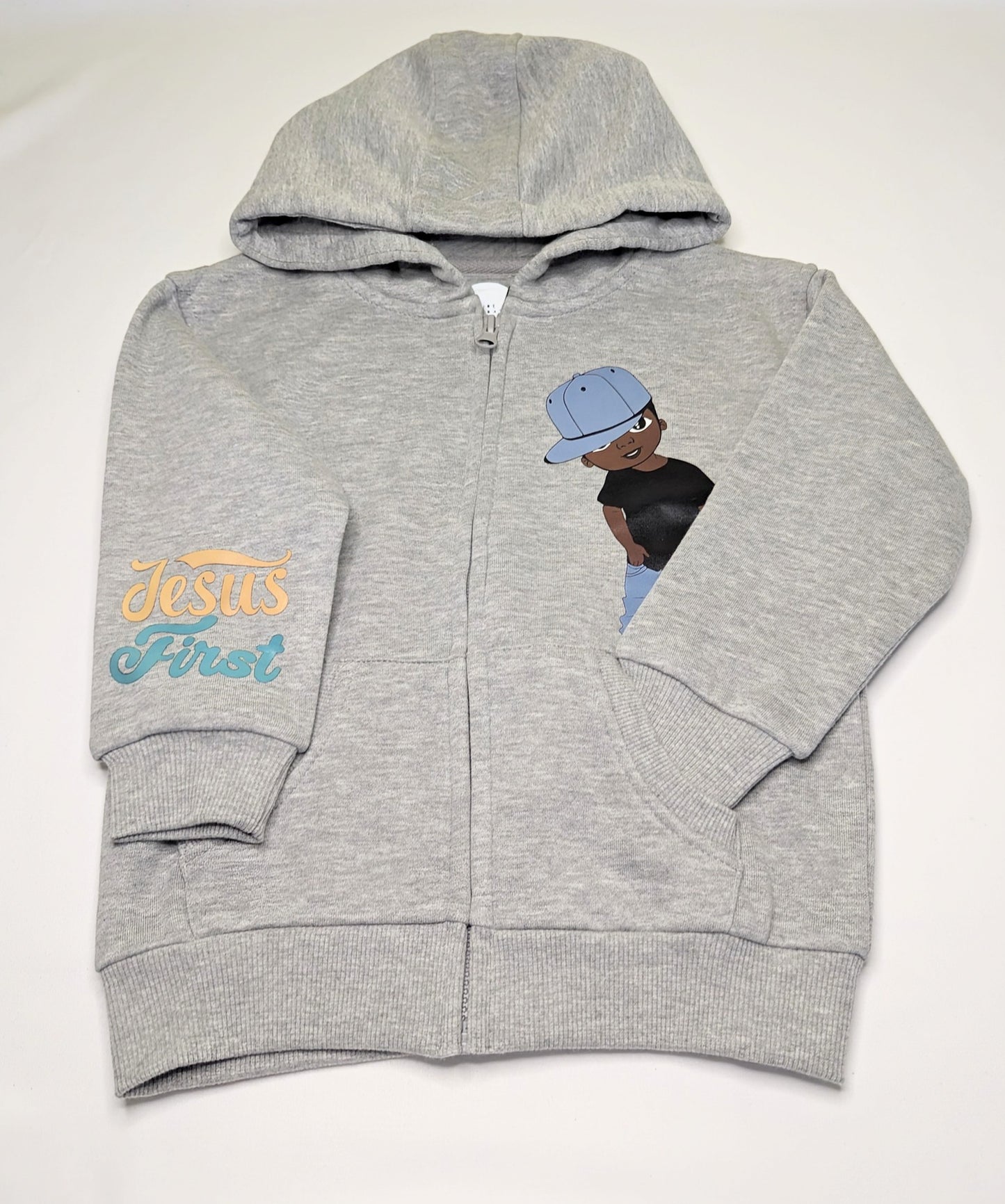 Boy - Cap/Jesus First Zip Hoodie