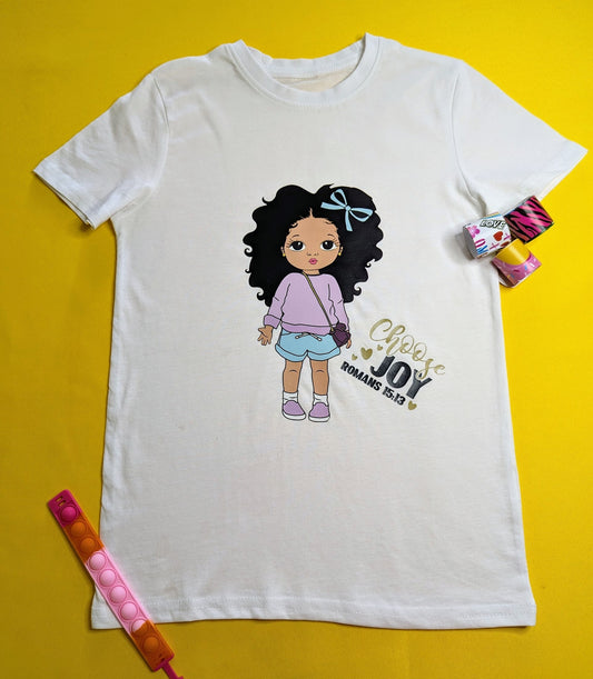 T-Shirt - Girl - Choose Joy