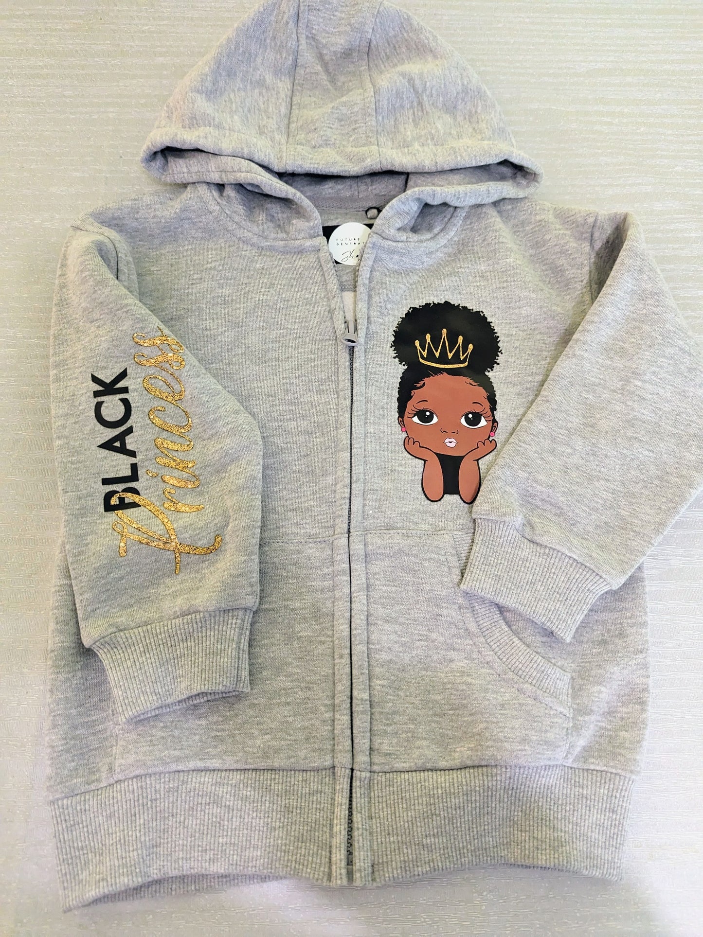 Girl Black Princess Hoodie