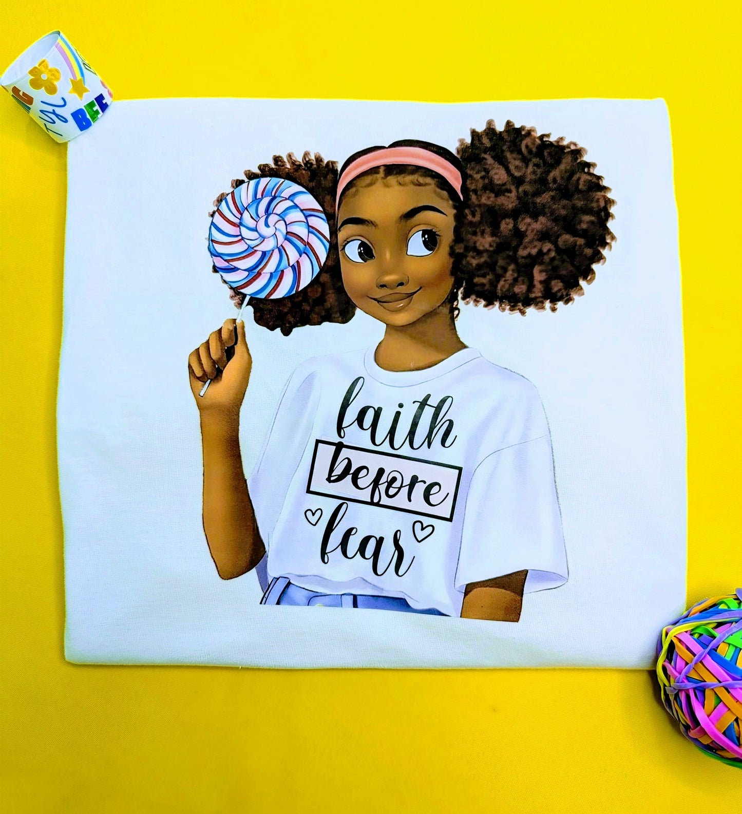 T-Shirt - Lollipop - Faith over Fear