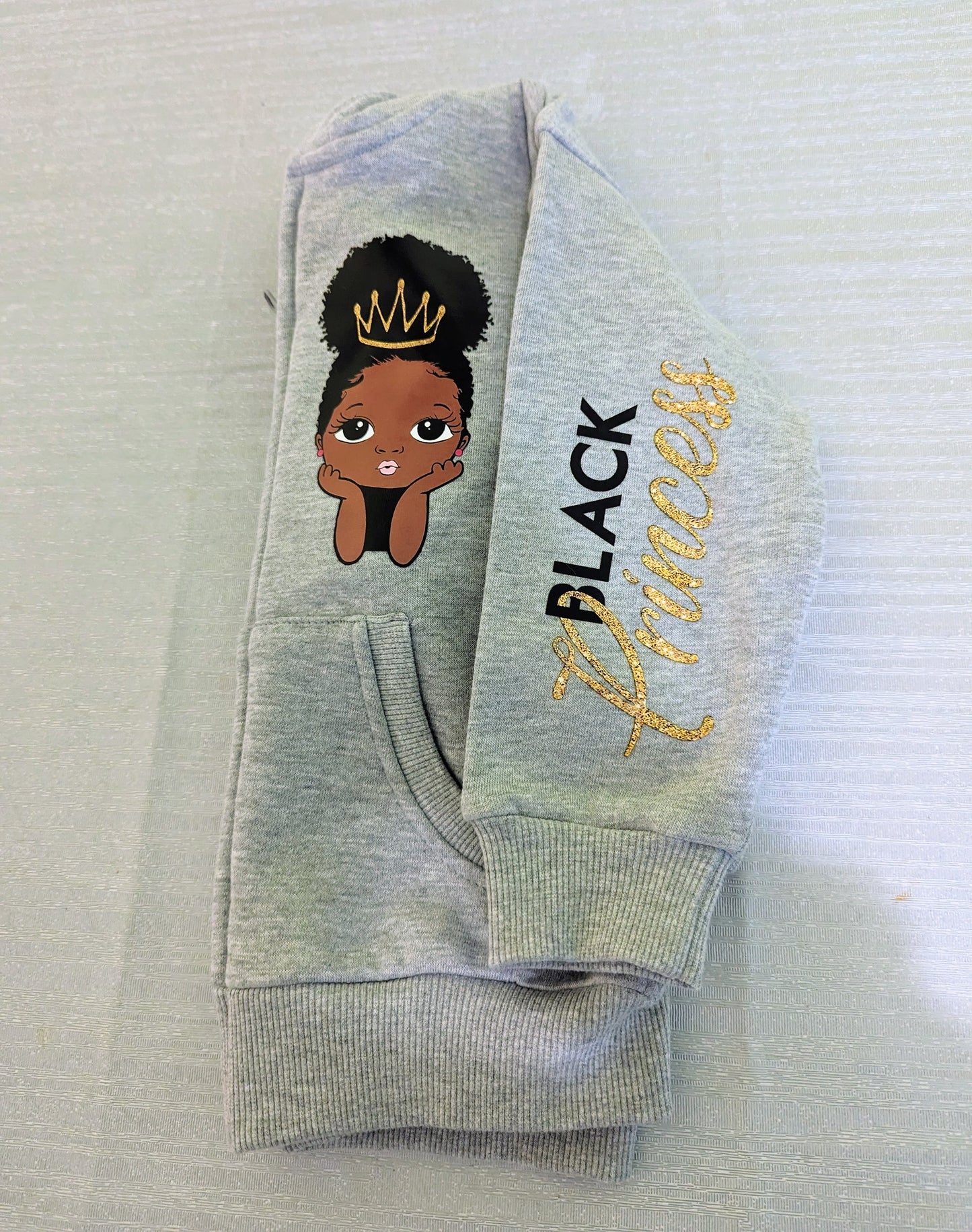 Girl Black Princess Hoodie